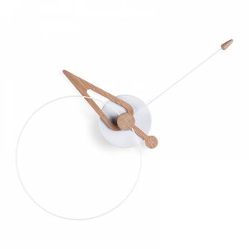 Nomon PICO Wall Clock - White and Oak